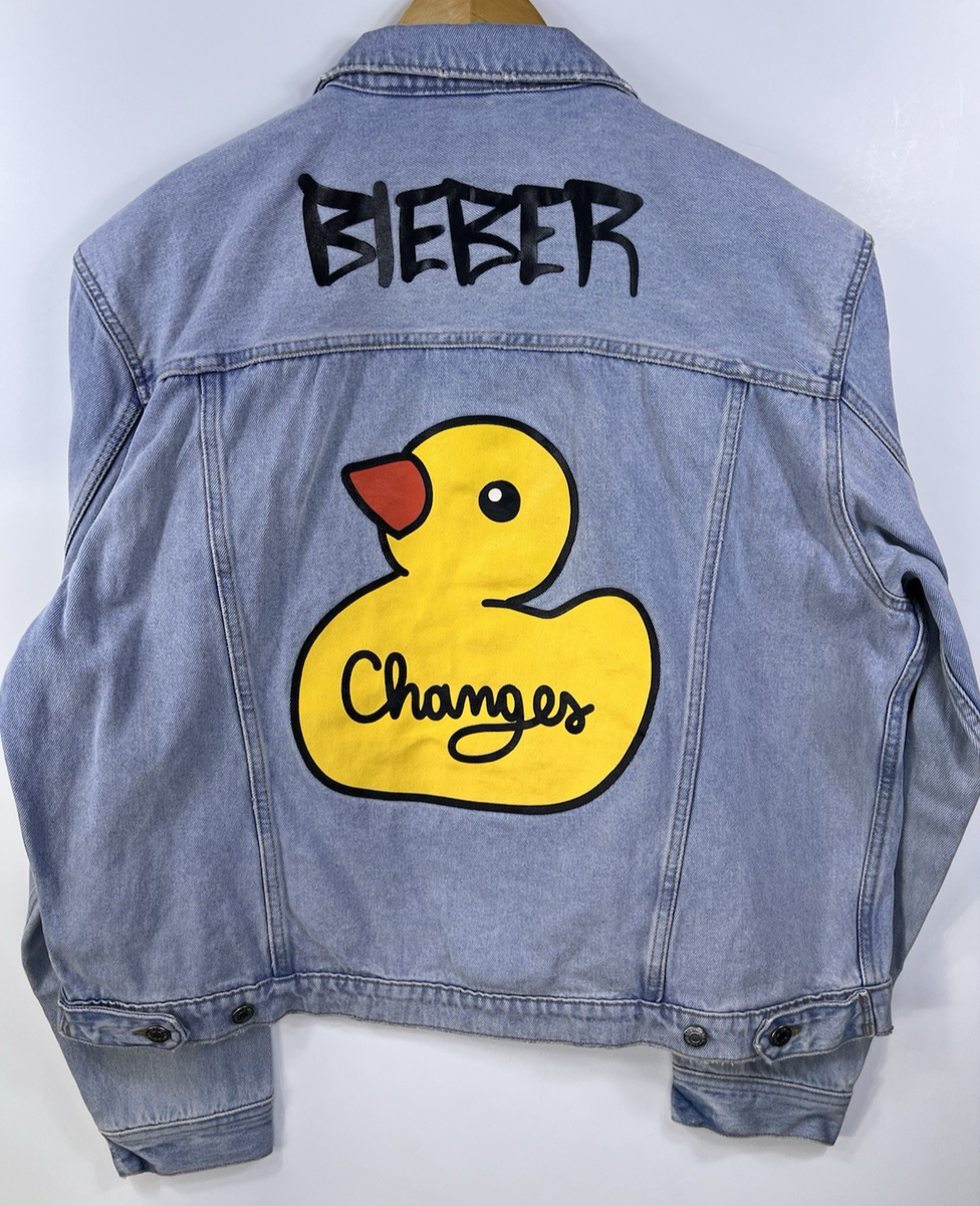 New Divided Justin Bieber Denim Jacket XXL Official Merch Changes