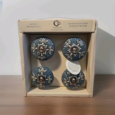 Casa Decor Ceramic Knobs 4 Pack NEW