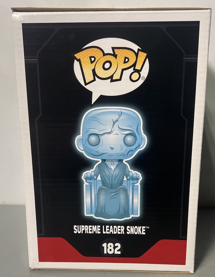 SF・ファンタジー・ホラー POP! STAR WARS SUPREME LEADER SNOKE 182 Funko Pop Star Wars #182 Supreme Leader Snoke Glow in Dark