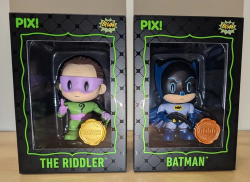 Thrilljoy PIX! Batman 66  Batman (Hero) And The Riddler (Chase) Bundle LE 8000