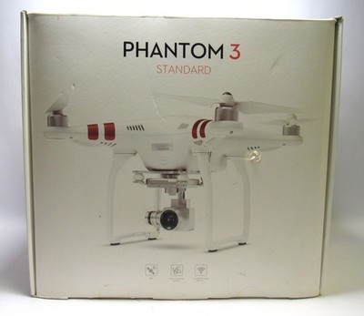 DJI Phantom 3 Standard Quadcopter Camera Drone - White for sale