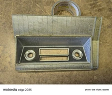 1965 65 Plymouth Belvedere II Satellite Radio Bezel Faceplate Dash Trim Surround