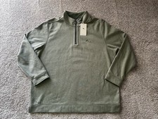 NWT Tommy Bahama Men  s Quarter Zip Pullover Long Sleeve