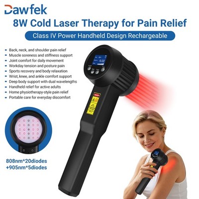 8W High Power Laser Therapy Device 808nm 905nm for Sciatica Neuropathy Leg Pain