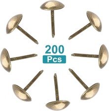 200 tachuelas negras para tapicer a de 11x17 mm con cabeza redonda antigua