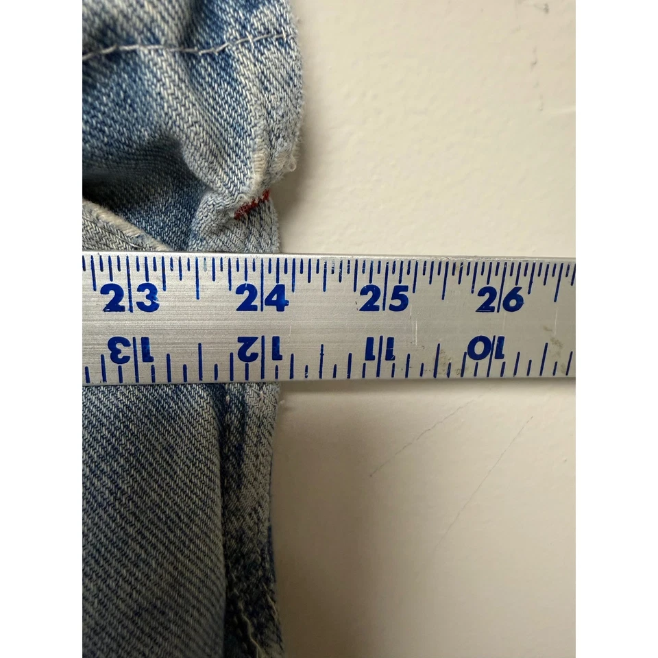 Dickies Denim Bib Overalls Light Wash Carpenter Workwear Men Size 40x30 - Image 4 of 4