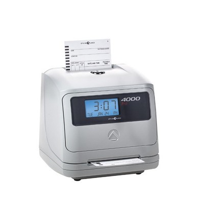 Pyramid Time Systems - Model 4000 Auto Totaling Time Clock, Electronic Time P...