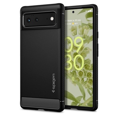 For Google Pixel 6 Case | Spigen [Rugged Armor] Shockproof Slim Cover