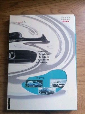Audi Modelle - Press Kit/ Pressemappe -Deutsch 99-Neuwertiger Zustand