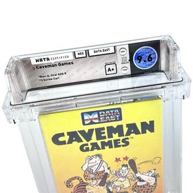 New NES Caveman Games WATA 9.6 Factory Sealed Graded Video Game 1990 DataEast