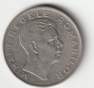 Rumänische 100 Lei Münze von 1943 König Michael
