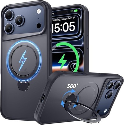 Xitufine Compatible with iPhone 17 Pro Max Case, with 360° Magnetic Stand