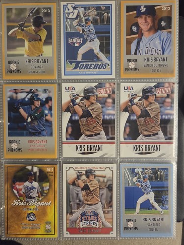 Lot of 115 Kris Bryant, Rizzo, Contreras, and Baez cards!Rookies and ...