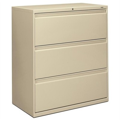 The Hon 883LL 36'' Lateral File Steel 3 Drawer Legal Letter