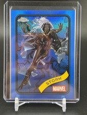 Storm #95 2025 Topps Chrome Marvel Cards Blue Refractor #094/299