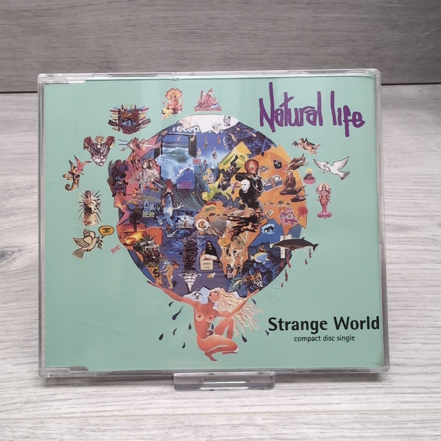 Natural Life - Strange World - CD Single - 1991 Hollywood Records - VG Condition