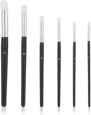 6 Pcs Dry Brush Set Goat Hair Miniature Paint Brushes for Acrylic Oil Watercolor