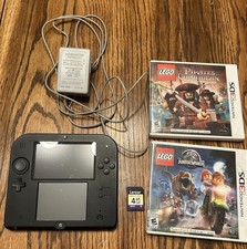 Nintendo 2DS Blue With Mariokart7 Installed W/stylus&charger Games Lego Jurassic