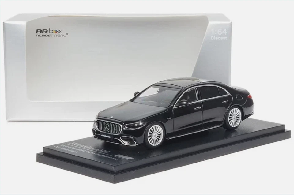 Casi Real 1/64 MERCEDES BENZ S63 E Performance AMG Negro Hobby China Expo Nuevo Foto 2 de 2