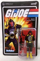 "Super7 Reaction G.I. Joe Wave 4 Cobra B.A.T. Actionfigur 3,75\" 2022 Neu"