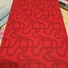 Abstracct red fabric very neat .Fabric Sold By The Yard.
