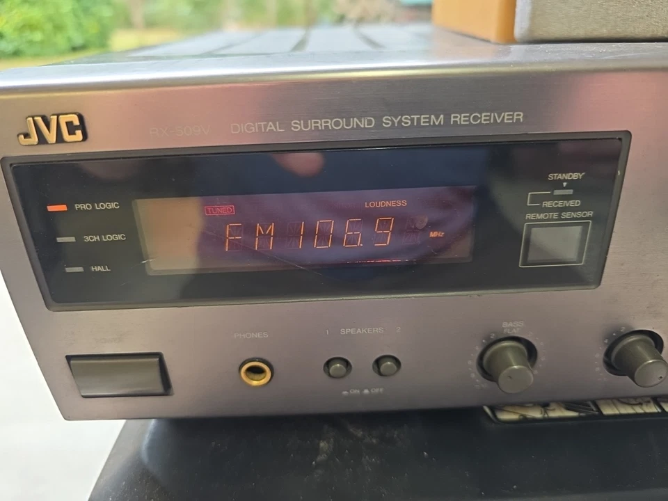 JVC RX-509V 5Channel Stereo Receiver HiFi Audio Phono Home Surround Soundw/o spk - Image 2 of 4