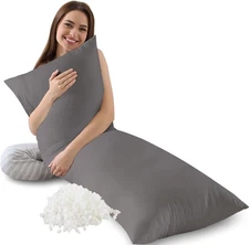 Memory Foam Body Pillow Insert Soft Large Long Bed Pillow for Adultsc