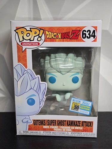 Funko Pop! Dragon Ball Z Gotenks Super Ghost Kamikaze Attack #634 SDCC w/ Case