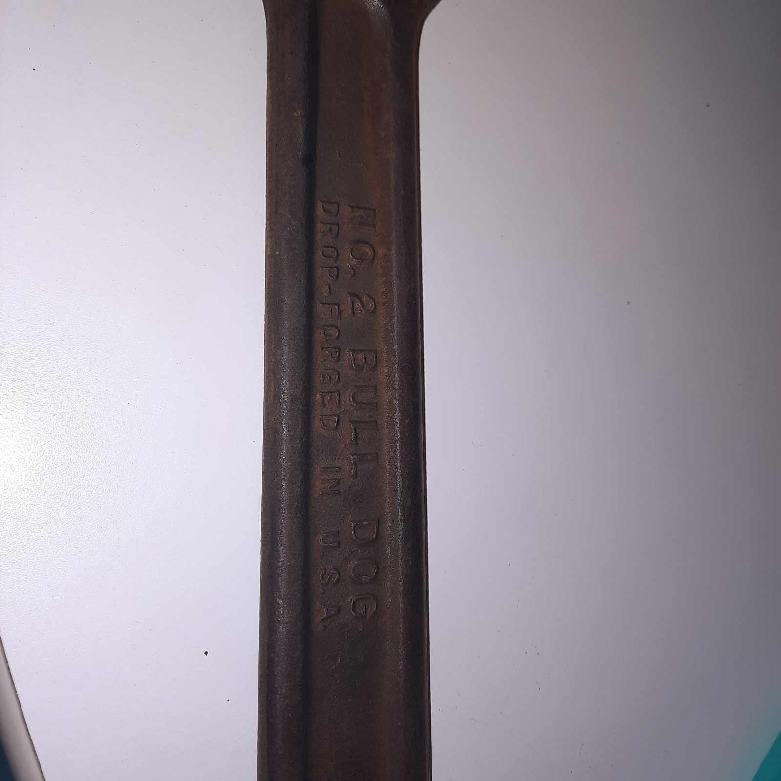 Vintage J.H. Williams & Co. Alligator Wrench No. 2 Bull Dog Drop-Forged in USA