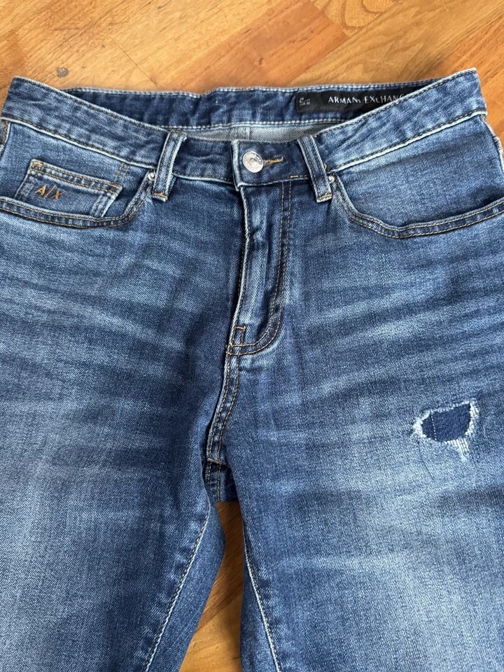 Armani Exchange mens Designer Jeans J14 style, Skinny 30 Inch Waist - Image 2 of 4