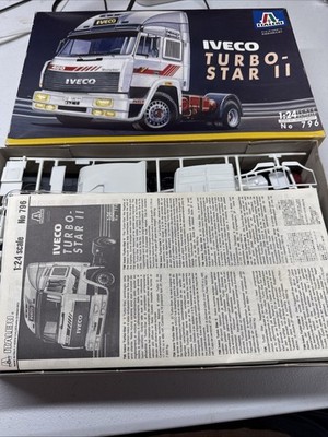 Italeri 1/24 Iveco Turbo star II Model KIT NIB