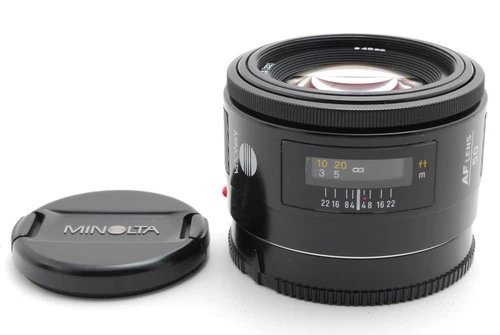 [Top MINT] Minolta AF 50mm f1.4 A Mount Lens for Sony Minolta From JAPAN