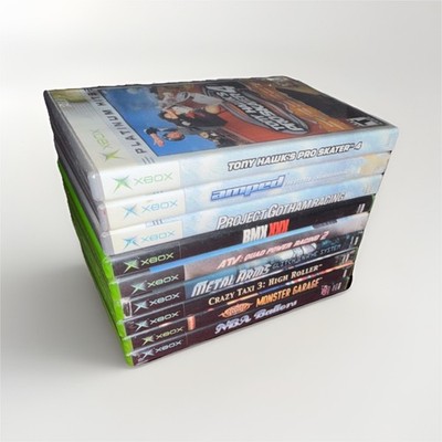 Xbox Game Lot: Halo, Tony Hawk, Project Gotham Racing, Insert, Multiplayer, NTSC