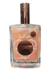 Pink Sky Illuminating Rose Shine Body Oil 4 fl oz Rose Scent NEW without Box