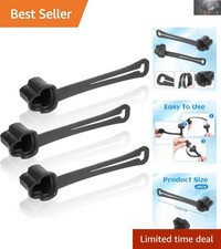 Universal 3-Prong Plug Protectors - Weatherproof Caps for Outdoor Cords 2 Pack 