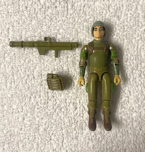 1982-83 Vintage GI Joe Cobra Lot Zap Swivel Arm Figure 100% Complete O.G.