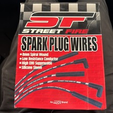 Msd 5553 Plug Wire Kit-street Fire V8 Spark Plug Wires-universal 90 Sockethei Msd 5553 Plug Wire Kit-street Fire V8 Spark Plug Wires-universal 90 Sockethei