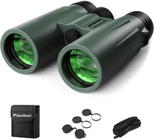Usogood 12x42 Binoculars, HD with Large View, Low Light Vision for Wildlife