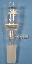 CHEMGLASS 30 ML FRITTED VACUUM FUNNEL "M" FREE SHIPPING     8