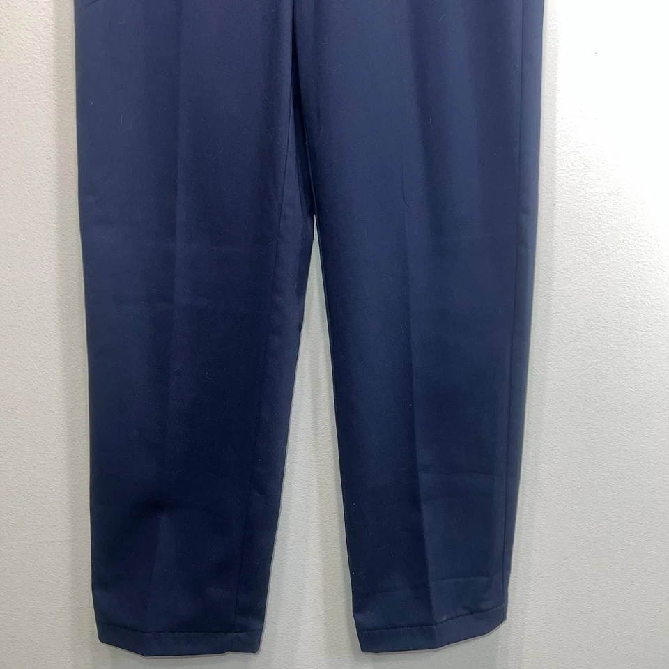 NUEVO Pantalones Lands End Niños Talla 18 Azul Marino Ajustable Uniforme Escolar 28.5" Entrepierna Foto 4 de 4