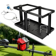 Gas Can Holder for Trailer, Fuel Jug Holder, with 4 Fixed Columns and Locking...