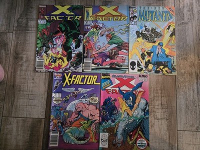 X Factor Comic Lot 5 Issues 7, 20, 21, 37, And Annual 4 Marvel Comics 