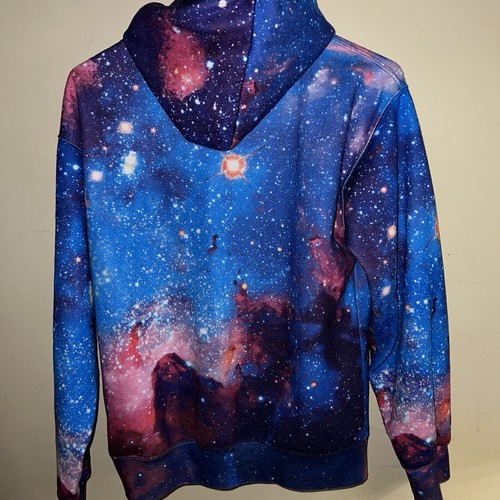 Hoodie Galaxy Washington DC Youth Medium Sweatshirt Embroidered Letters Unisex - Picture 13 of 16