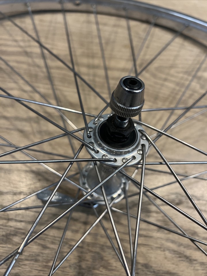 Paire De Roues Vélo Route Araya 700C - Moyeux Scellés Sansin - 36 Rayons - 100/130mm QR - Occasion