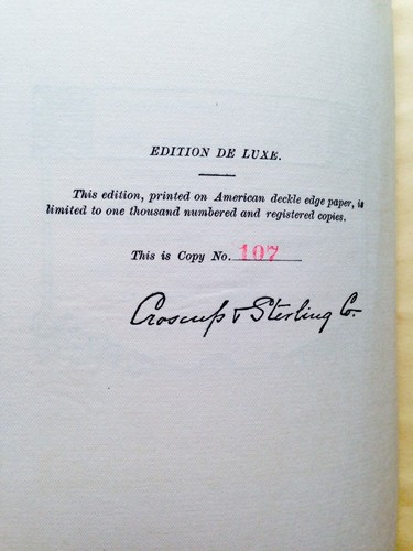 AMELIA by Henry Fielding Croscup & Sterling Co NY 1902 #107 Vols I & II Signed - Picture 11 of 12