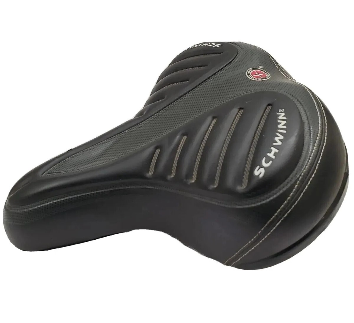 Schwinn Comfort Pillow Top Wide Saddle Bicycle Seat Black Read eBay