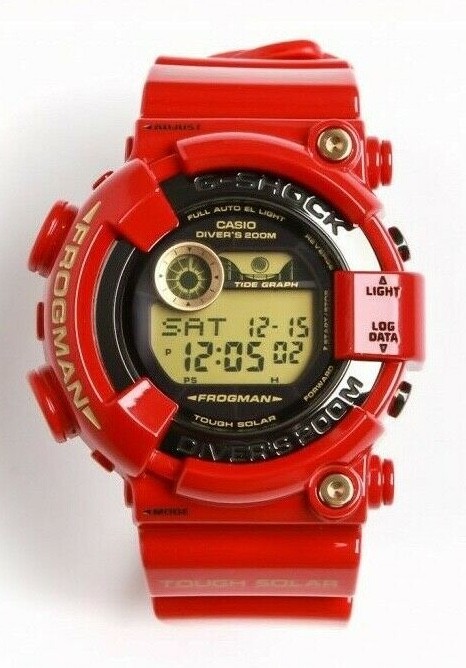 g shock frogman red