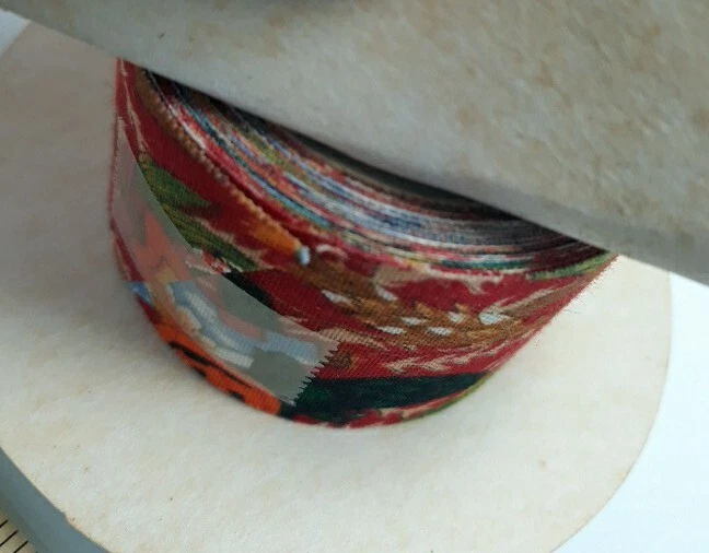 Halloween Pumpkins Ribbon Lot 3 Fabric Trim Scarecrows Orange Home Decor Crafts - Image 4 of 4