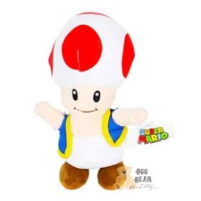 Little Buddy Super Mario Bros Toad 8" Plush Stuffed animal Doll toy