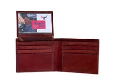 Bullz Genuine leather Bifold Wallets For Men Slim Compact Mens Wallet